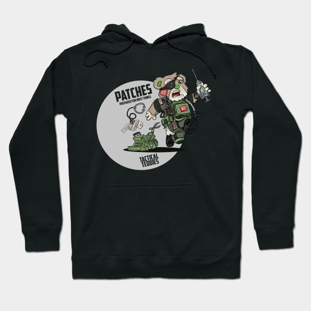 PATCHES (OD Green) Hoodie by hiwez